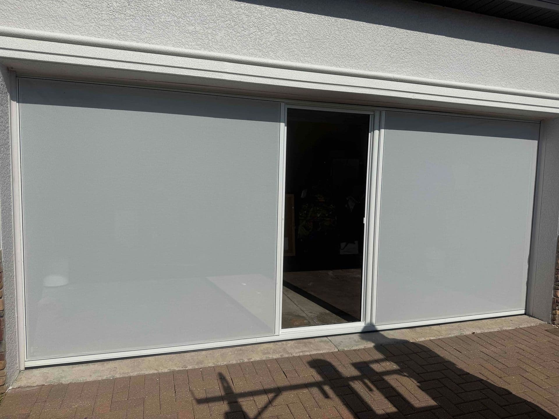Garage Screen with Walk-In Door Florida